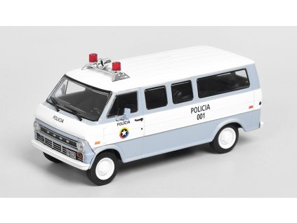 Ford Econoline Police 1:43 - Policejní auta světa BAZAROVÉ ZBOŽÍ  Ford Econoline - kovový model auta