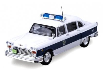 24 - Časopis s modelem - Checker Marathon - Kultowe wozy policyjne  Časopis s modelem Checker Marathon - kovový model auta