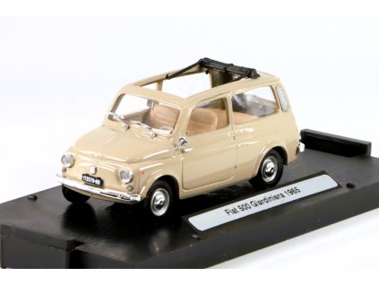 Fiat 500 Giardiniera 1965 1:43 - DeAgostini časopis s modelem  Fiat 500 Giardiniera - kovový model