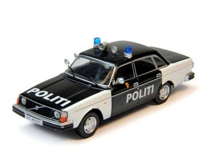 73 Časopis s modelem - Volvo 244 - Policejní auta světa  Volvo 244 - kovový model auta
