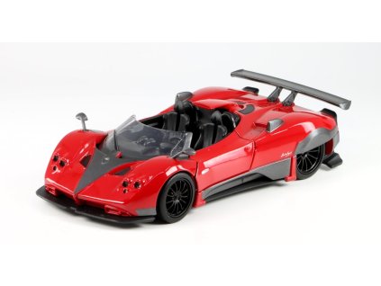 Pagani Zonda HP Barchetta 2018  červená 1:36 - Tayumo  Pagani Zonda - kovový model