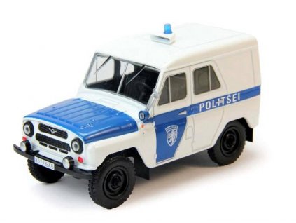 74 - Uaz-469 - Policejní auta světa  Uaz-469 - kovový model auta