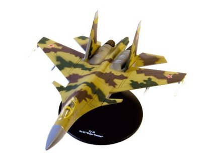 01 - Su-35 - Bojové tryskové letadla  Su-35 - kovový model letadla