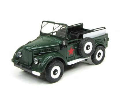 GAZ-69 Slavnostní 1:43 - Naš Autoprom BAZAROVÉ ZBOŽÍ  GAZ-69 - kovový model
