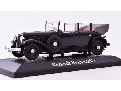 Renault Reinastella 1:43 - Atlas Prezidentská auta časopis s modelem  Renault Reinastella - kovový model auta