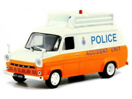 38 - Časopis s modelem - Ford Transit MK1 - Kultowe wozy policyjne  Časopis s modelem Ford Transit MK1 - kovový model auta