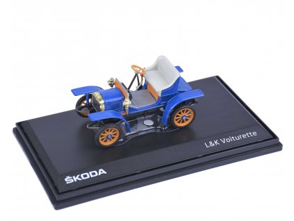 Skoda Laurin & Klement Voiturette 1905 1:43 - Abrex  Skoda Laurin & Klement Voiturette 1905 - kovový model auta