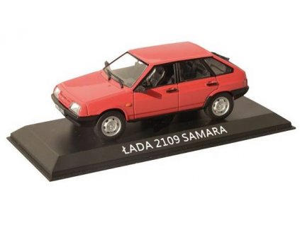 55 - Lada 2109 Samara - Zlatá kolekce aut PRL-u  Lada 2109 Samara - kovový model auta