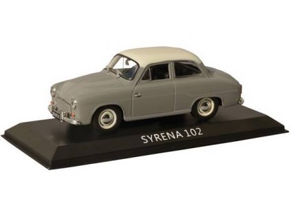 56 - Časopis s modelem - Syrena 102 - Zlatá kolekce aut PRL-u  Syrena 102 - kovový model auta