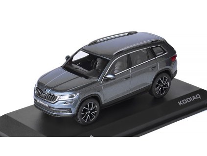 Škoda KODIAQ šedá 1:43  Škoda KODIAQ šedý - kovový model