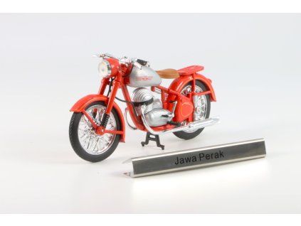 Jawa Pérák 1:24 - Atlas SOUKROMÝ INZERÁT  Jawa Pérák - kovový model