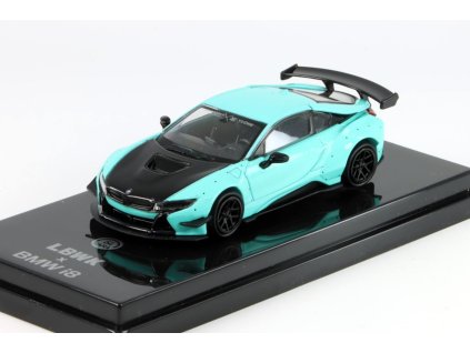 BMW i8 LBWK světlá zelená  1:64 - PARAGON Models  BMW i8 - kovový model