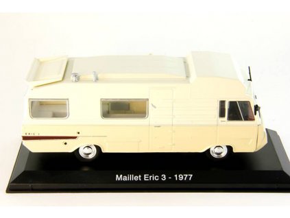 Časopis s modelem Maillet Eric 3 - 1977 - Hachette - Camping Cars Collection  Maillet Eric 3 - 1977 - kovový model auta