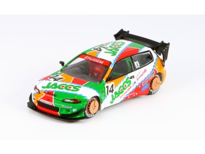 Honda Civic EG6 V1.5 #14 1993 1:64 - POP RACE  Honda Civic - kovový mode