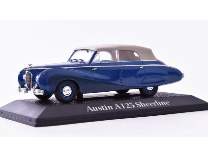 Austin A125 Sheerline 1:43 - Atlas Prezidentská auta časopis s modelem  Austin A125 Sheerline - kovový model auta