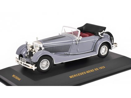 Mercedes-Benz SS 1933 1:43 - IXO Models  Mercedes Benz SS 1933 - kovový model auta 1/43
