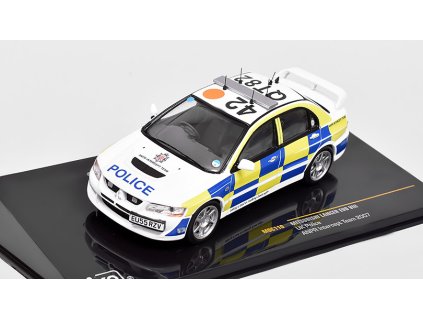 Mitsubishi Lancer Evo VIII UK Police ANPR Intercept Team 2007 1:43 - IXO Models  Mitsubishi Lancer Evo 8 Britská Policie 2007 - kovový model auta