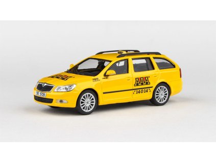 Škoda Octavia II FL Combi  2008 AAA Taxi 1:43 - Abrex  Škoda Octavia II FaceLift Combi  2008 AAA Taxi - kovový model auta