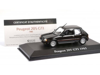 Peugeot 205 GTI - 1985 - časopis s modelem - Atlas  Časopis s modelem Peugeot 205 GTI - 1985