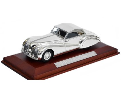 Alfa Romeo 6C 2500 SS 1:43 - Silver Cars Atlas časopis s modelem  Alfa Romeo 6C 2500SS - kovový model auta