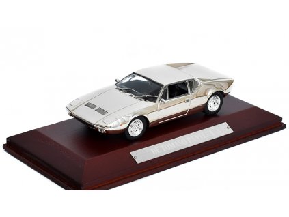 De Tomaso Pantera 1971 1:43 - Silver Cars Atlas časopis s modelem  De Tomaso Pantera - kovový model auta