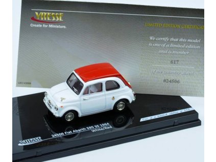 FIAT ABARTH 595 ss - 1964 1:43 - VITESSE  FIAT 595ss ABARTH - kovový model