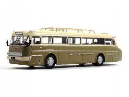 Ikarus 66 autobus 1972 1:72 - Kultovní Autobusy PRL-u časopis s modelem #5  Ikarus-66 1972 autobus - kovový model  autobusu