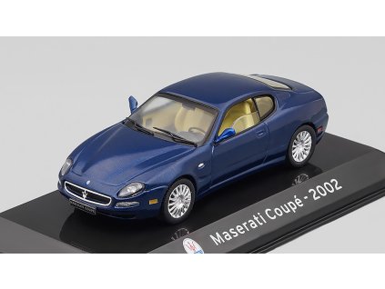 Maserati Coupe 2002 - Altaya časopis s modelem  Maserati Coupé 2002 - kovový model auta