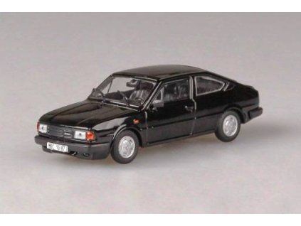 Škoda Rapid 136 Černá 1987 1:43 - Abrex  Škoda Rapid - kovový model