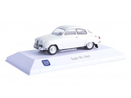 SAAB 96 1964 1:43 Atlas časopis s modelem  SAAB 96 1964 - kovový model auta 1:43