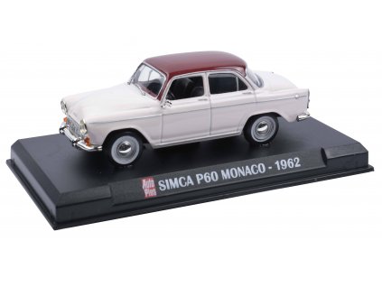 Simca P60 Monako - 1962 časopis s modelem - AutoPlus  Simca P60 Monako - 1962