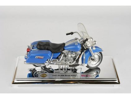 Harley-Davidson FLHR Road King 1:18 1997 - Maisto časopis s modelem  Harley Davidson Harley Davidson FLHR Road King