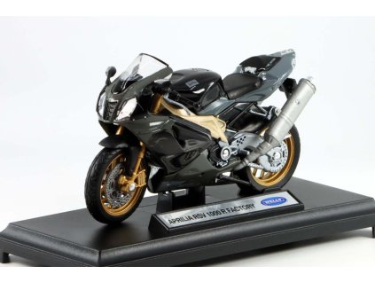 Aprilia RSV 1000R Factory 1:18 - Welly  Aprilia RSV - kovový model