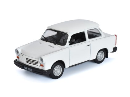 Trabant 1.1 Limousine 1990 1:43 - Kultovní auta PRL-u časopis s modelem  Trabant 601 1.1 Limousine - kovový model auta