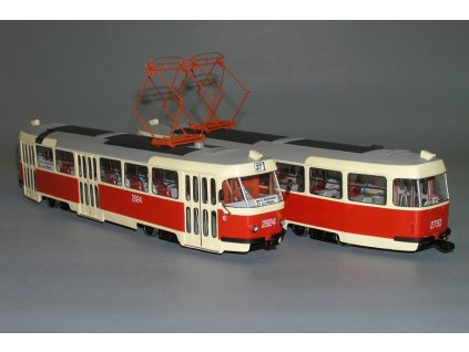 Tatra T3 (M106) tramvaj Moskva - Vector-models  Tatra T-3 (M106) Moskva - Vector-models - kovový model