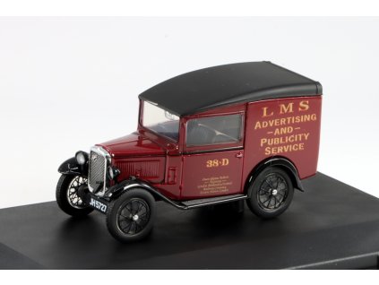 Austin Seven RN VAN 1932 LMS Advertising 1:43 - Oxford  Austin Seven - kovový model