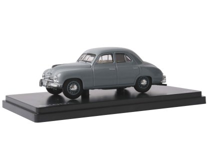 Škoda 1201 sedan - 1956 Šedá 1:43 - Abrex  Škoda 1201 1956 - kovový model auta