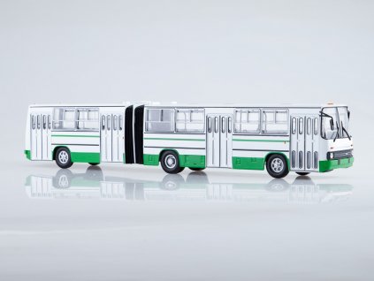 IKARUS 280.33 zelený 1:43 - Sovetskij avtobus časopis s modelem  IKARUS 280.33 - Sovetskij avtobus - autobus - kovový model auta