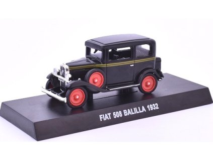 Fiat 508 Balilla 1932 1:43 - DeAgostini časopis s modelem  Fiat 508 Balilla - kovový model