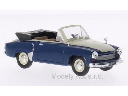 Wartburg 311-2 Cabrio 1958 1:43 - SpecialC.-108 časopis s modelem  Wartburg 311-2 Cabrio - kovový model auta