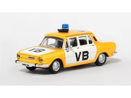 Škoda 110L (1973) 1:72 - Veřejná Bezpečnost - Abrex  Škoda 110L VB - kovový model auta