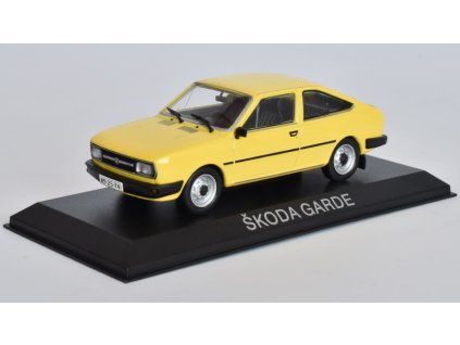 Škoda Garde 1:43 - Legendární automobily minulé éry časopis s modelem #39  Škoda Garde - kovový model