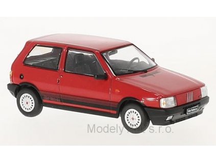 Fiat Uno Turbo IE 1984 1:43 - IXO Models časopis s modelem  Fiat Uno Turbo IE 1984 - IXO Models - kovový model