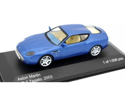 Aston Martin DB7 Vantage Zagato 2003 1:43 - WhiteBox  Aston Martin DB7 Vantage Zagato - kovový model auta