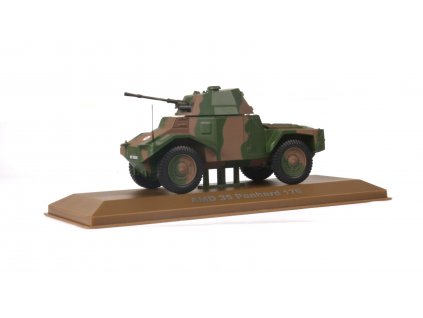 AMD 35 Panhard 178 Nizozemí - 1940 1:43 - Atlas časopis s modelem  AMD 35 Panhard 178 - 1940 - kovový model auta