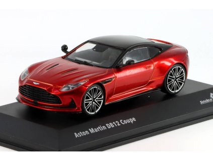 Aston Martin DB12 Cope 2023 červená 1:43 - Solido  Aston Martin DB12 - kovový model