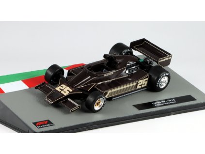 Lotus 78 F1 #25 Season 1978 H. Rebaque - časopis s modelem  Lotus 78 - kovový model