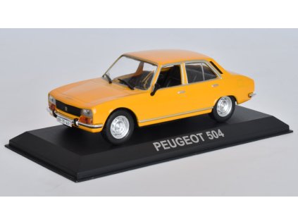 Peugeot 504 1:43 - Legendární automobily minulé éry časopis s modelem #46  Peugeot-504 - kovový model auta