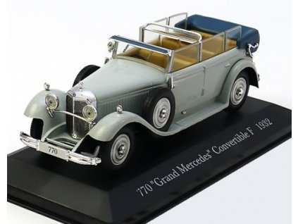 770 "Grand Mercedes" Convertible 1932 1:43 časopis s modelem BAZAROVÉ ZBOŽÍ  770 "Grand Mercedes" Convertible 1932 - kovový model auta