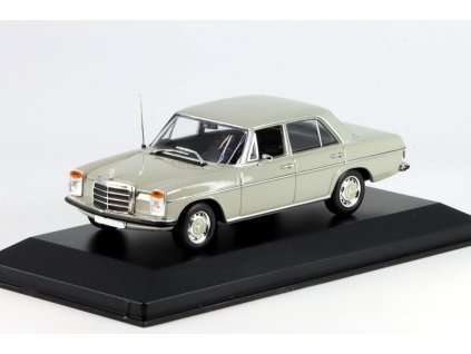 Mercedes-Benz 200/8 W115 1968 šedá 1:43 - MAXICHAMPS  Mercedes 200/8 - kovový model